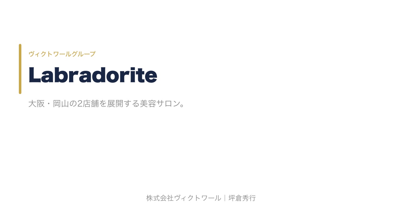 坪倉秀行 事業紹介（2026-07-22） — 株式会社ヴィクトワール代表取締役